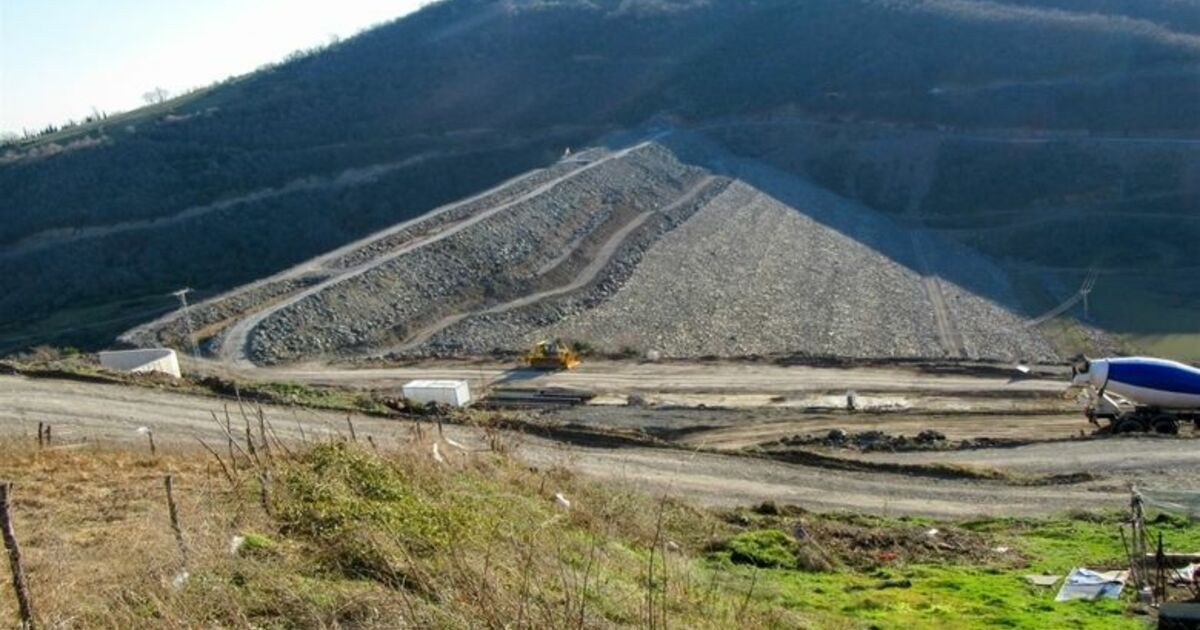 Samsun 19 Mayıs Barajı İçin Gün Sayılmaya Başlandı Baraj İnşaatında Çalışmalar Büyük Bir Hızla Devam Ediyor