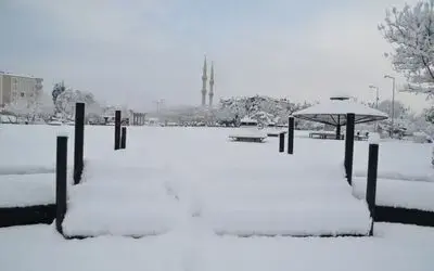 Bafra'da Kar Kalınlığı 30 Santime Ulaştı