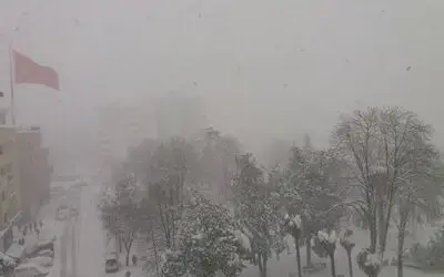 Samsun'daki Yoğun Kar Ve Tipi Hem Çile Hem Eğlence Oldu
