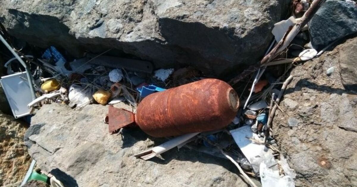 Deniz Kenarında Bulunan Cisim Patlatıldı