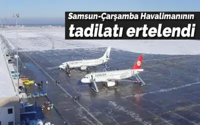 Samsun-çarşamba Havalimanının Tadilatı Ertelendi