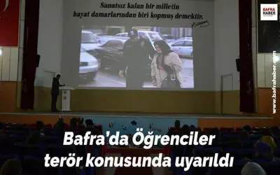 Öğrenciler Terör Konusunda Uyarıldı