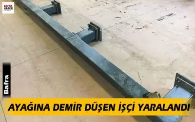 Bafra'da İş Kazası: 1 Yaralı