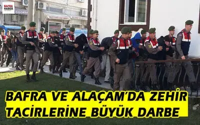 Samsun'da Uyuşturucu Operasyonu: 18 Gözaltı