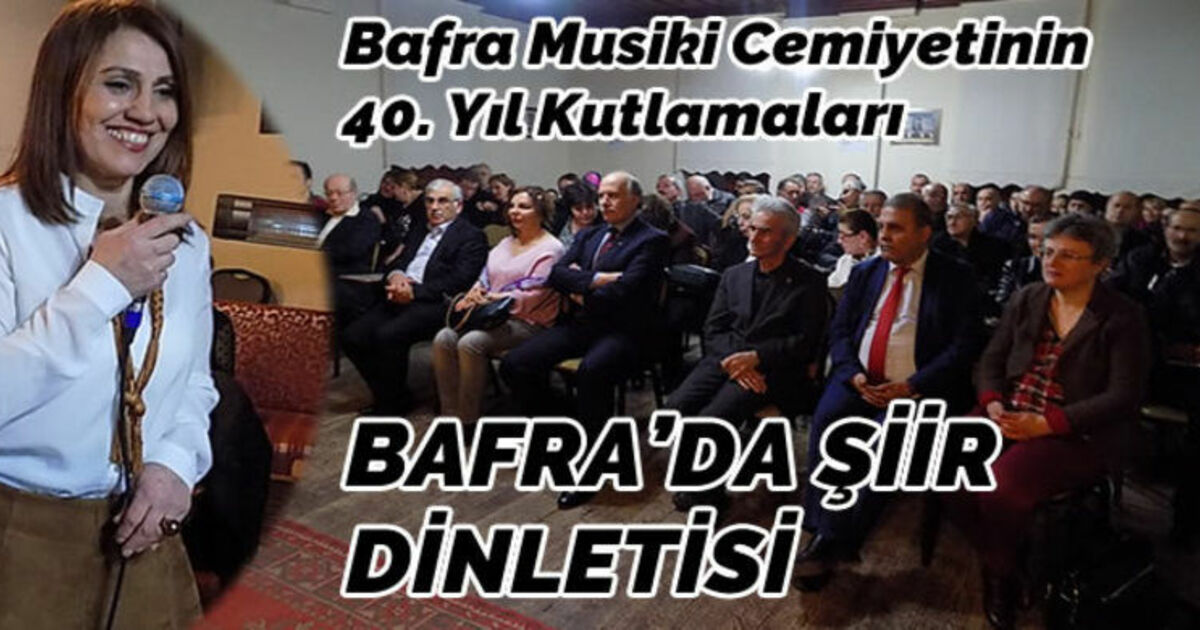 Bafra`da Şiir Dinletisi