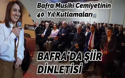 Bafra`da Şiir Dinletisi