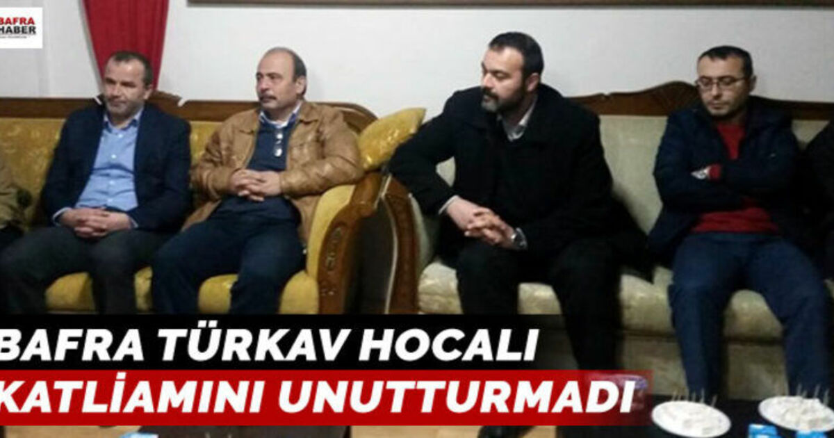 Bafra Türkav Hocalı Katliamını Unutmadı