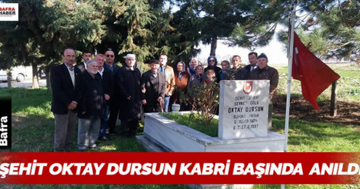 Şehit Oktay Dursun Kabri Başında Dualarla Anıldı