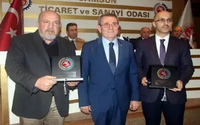 Samsun Tso'dan İlk 100'e Giren 2 Firmaya Plaket
