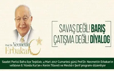 Prof.dr. Necmettin Erbakan İçin Kur`an Programı