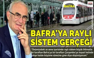 Samsun'da Raylı Sistem Doğu Ve Batıya Uzayacak