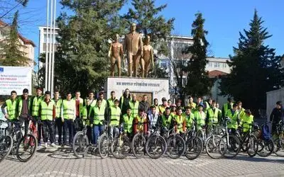 Bafra’da Sağlıklı Yaşam İçin Bisiklet Turu Düzenlendi