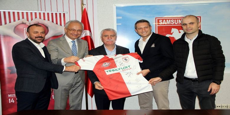 Samsunspor'a Destekler Sürüyor - Samsunspor Kulübü Başkanı Erkut Tutu, 19 Ocak 2017'de tanıtımı yapılarak satışa çıkarılan Samsunspor'un 51