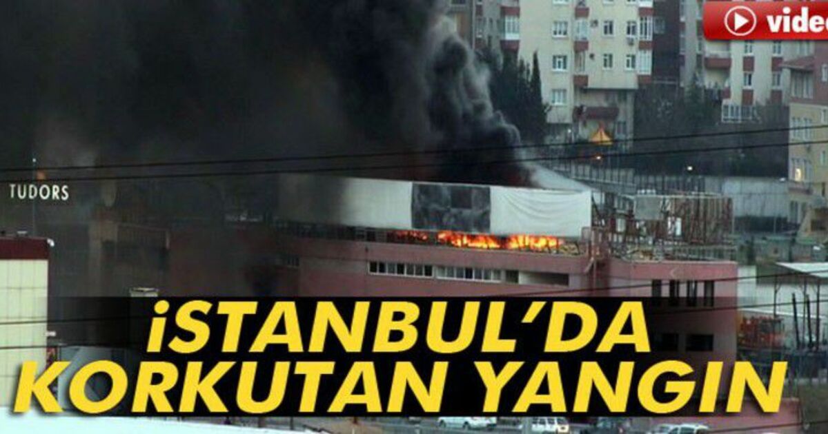 İstanbul'da Korkutan Yangın