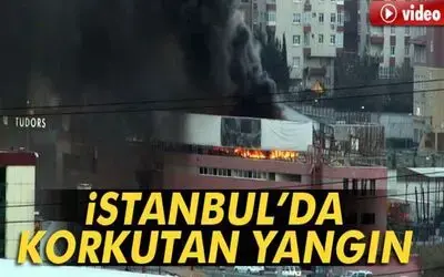 İstanbul'da Korkutan Yangın