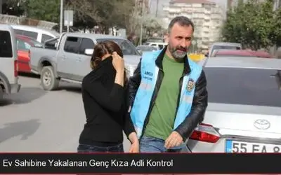 Ev Sahibine Yakalanan Genç Kıza Adli Kontrol