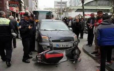 Samsun'da Otomobil İle Elektrikli Bisiklet Çarpıştı: 1 Yaralı