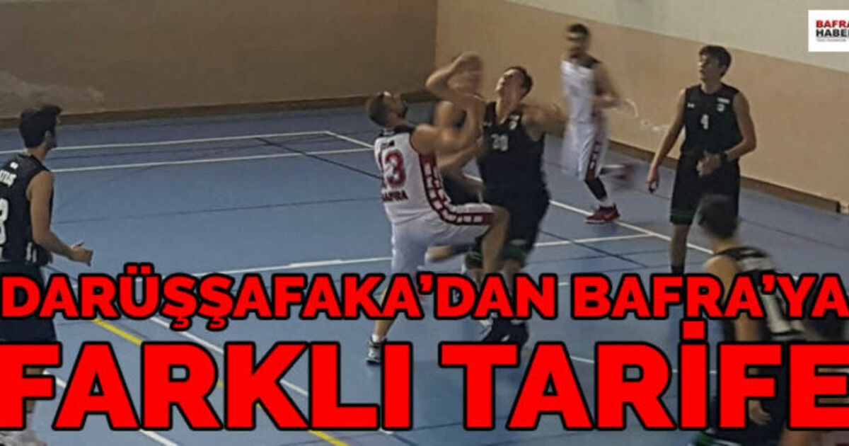Darüşşafaka`dan Bafra`ya Farklı Tarife