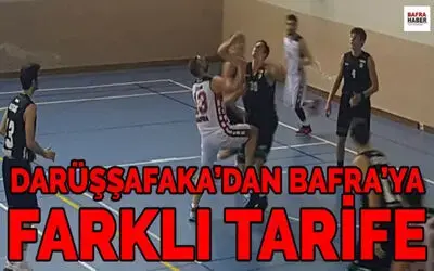 Darüşşafaka`dan Bafra`ya Farklı Tarife