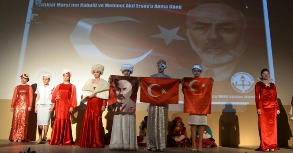 Bafra'da "İstiklal Marşı" Programı