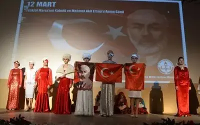 Bafra'da "İstiklal Marşı" Programı