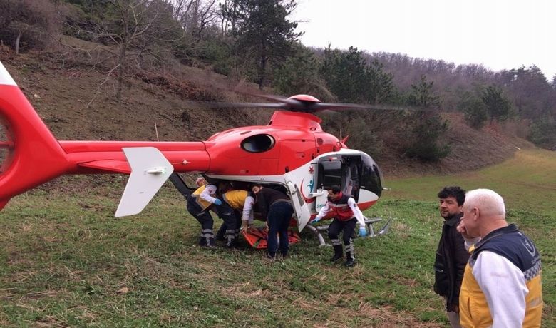 Ağaçtan Düşüp Yamaçtan YuvarlananYaşlı Adamın Yardımına Helikopter Yetişti - Samsun'da ağaçtan düşerek yamaçtan yuvarlanıp yaralanan 73 yaşındaki adamın yardımına ambulans helikopter yetişti.