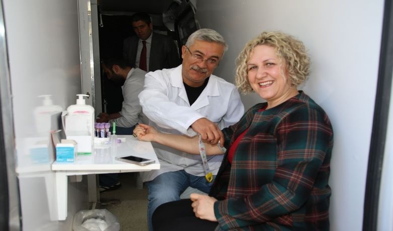 Bafra Belediyesi Çalışanlarına Sağlık Taraması - Samsun Bafra Belediyesi iş ve işçi sağlığı kapsamında çalışanlarına sağlık taraması yaptırdı.