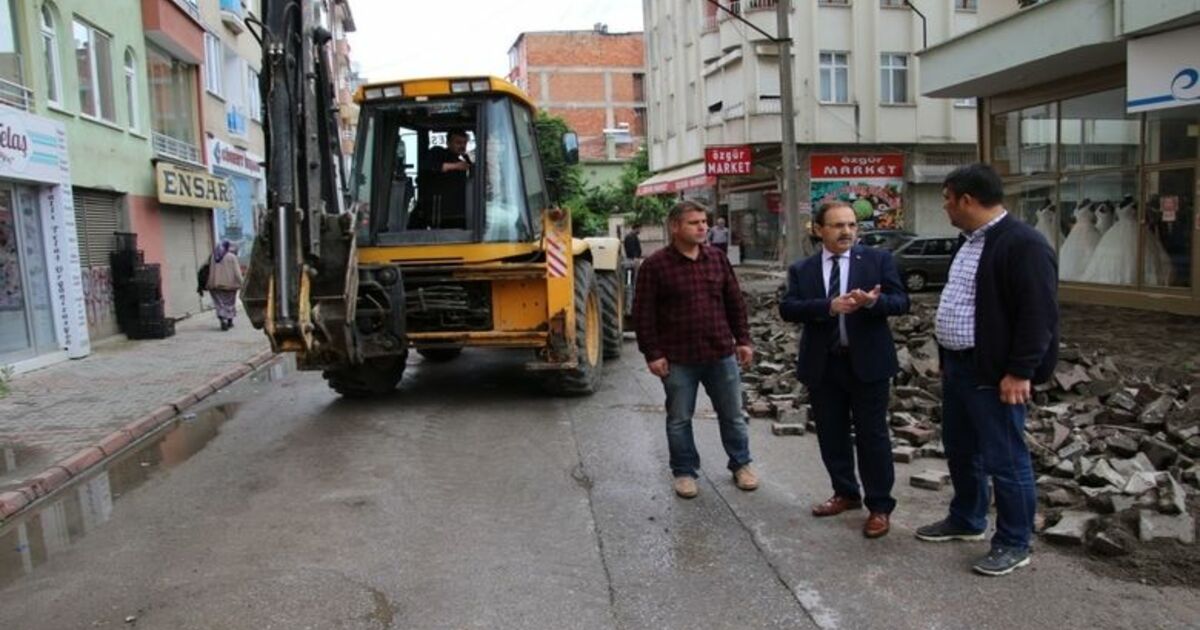 Bafra'da 100 Bin Ton Asfalt Hedefi