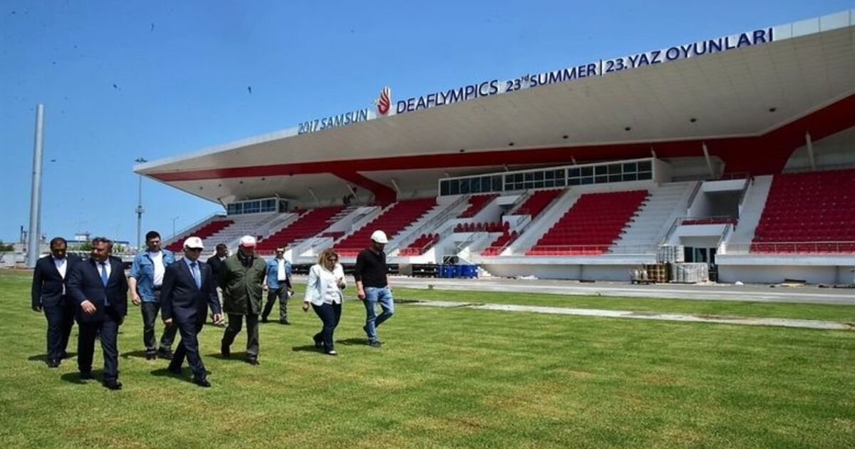 Olimpiyatlar Şölen Havasında Geçecek Vali Şahin Ve Başkan Yılmaz Spor Yatırımlarını Yerinde İnceledi