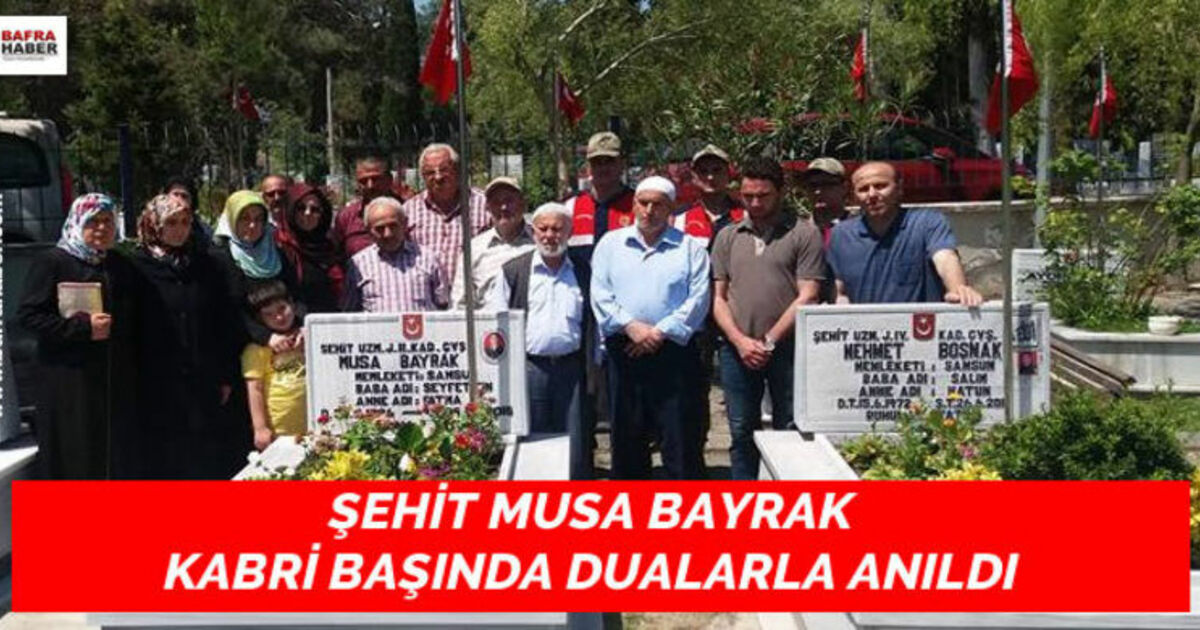 Şehit Musa Bayrak Kabri Başında Dualarla Anıldı