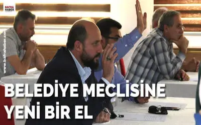 Bafra Belediye Meclisine Yeni Bir El