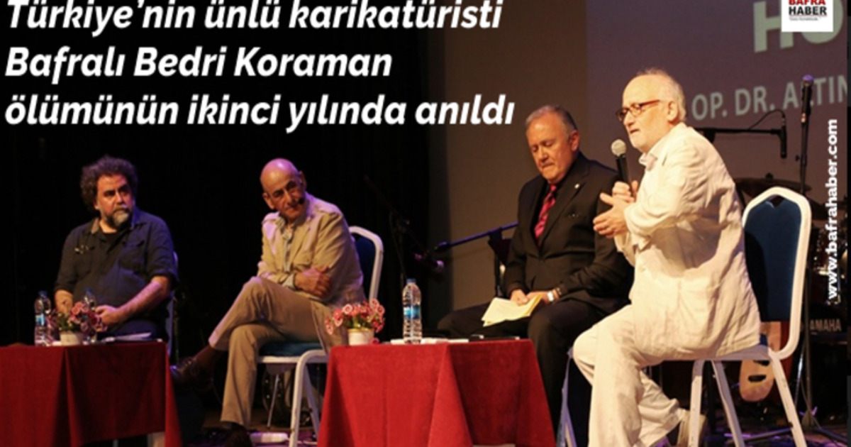 Türkiye’nin Ünlü Karikatüristi Bedri Koraman Kartal’da Anıldı
