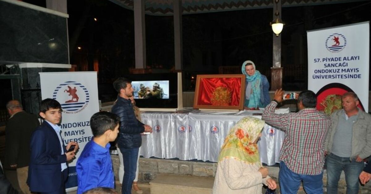 57. Piyade Alayı Sancağı Bafra’da