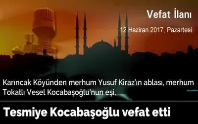 Tesmiye Kocabaşoğlu Vefat Etti