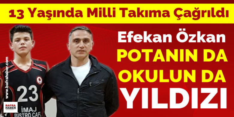 Efekan Özkan Milli Takım Kampına Davet Edildi - Özel Bafra Ortaokulu öğrencisi, Bafraspor Kulübü sporcusu Efekan Özkan Milli Takım kampına davet edildi.