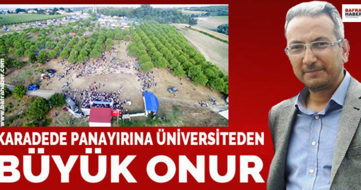 Karadede Panayırına Çanakkale 18 Mart Üniversitesinden Büyük Onur