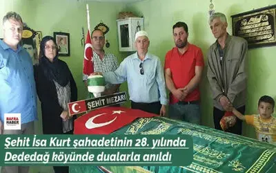 Şehit İsa Kurt Kabri Başında Dualarla Anıldı