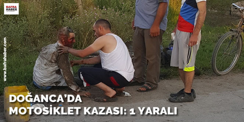 Doğanca`da Motosiklet Kazası: 1 Yaralı - Samsun`un Bafra ilçesine bağlı Doğanca Mahallesinde meydana gelen motosiklet kazasında sürücü yaralandı.