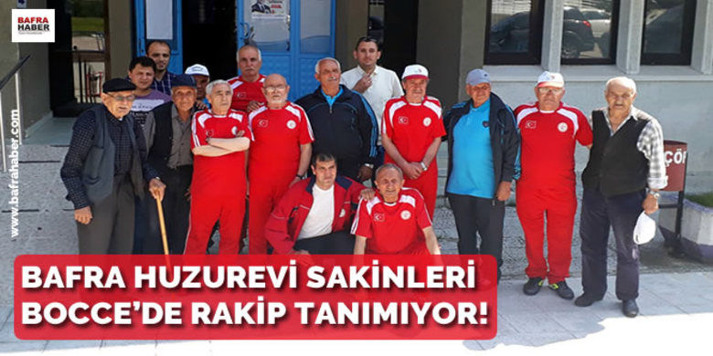Bafra Huzurevi Sakinleri Bocce`de Rakip Tanımıyor - Huzurevleri arası düzenlenen Bocce Ligi karşılaşmalarında Bafra 75. Yıl Huzurevi Merzifon`u farklı yendi.