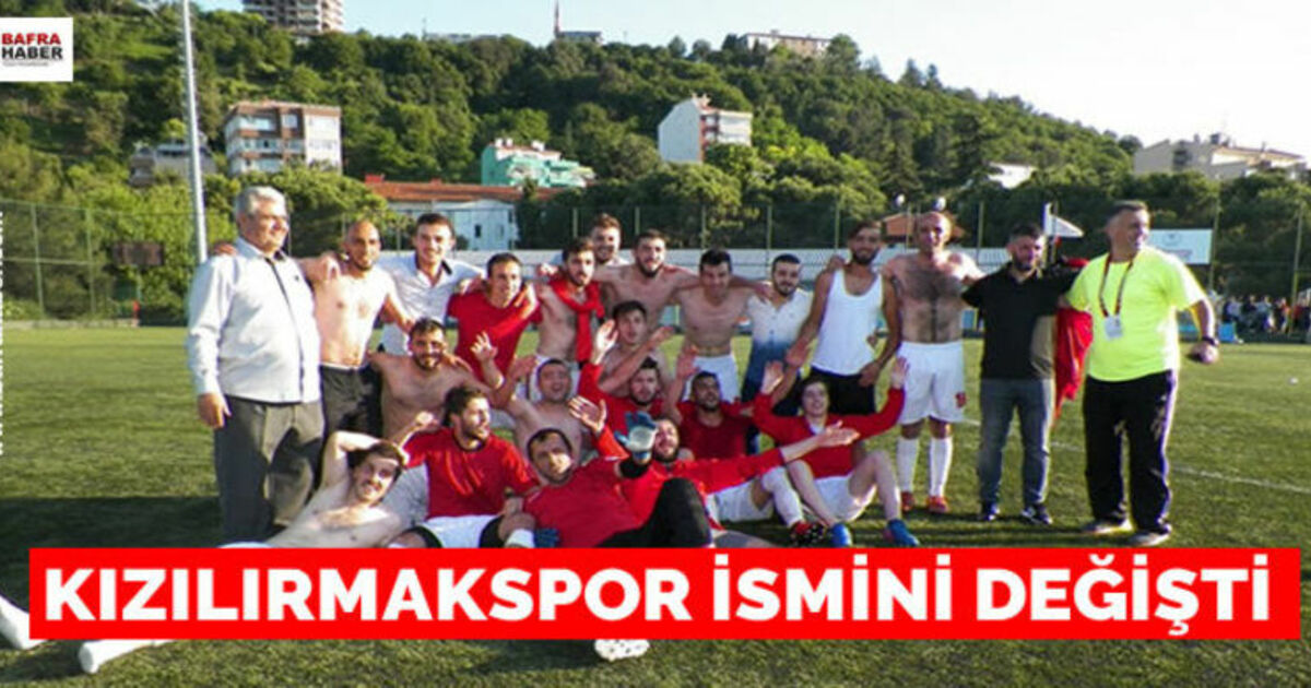 Bafra Kızılırmakspor İsmini Değiştiriyor