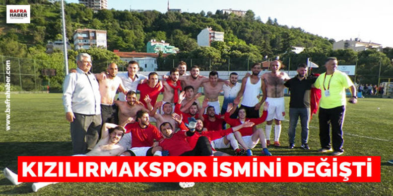 Bafra Kızılırmakspor İsmini Değiştiriyor - Samsun Süper Amatör Ligi`ne yükselen Bafra Kızlırmakspor adını "Yeni Bafraspor" olarak değiştiriyor.