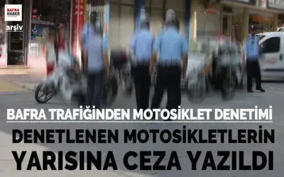 Bafra Trafiğinden Motosiklet Denetimi