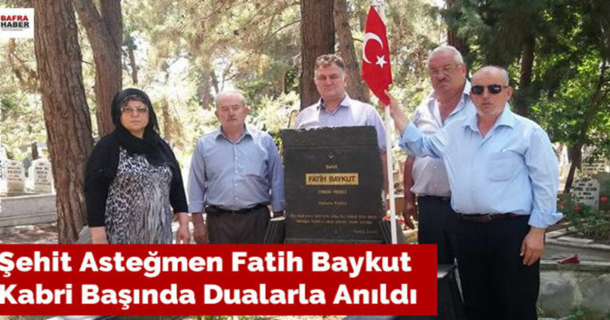 Şehit Asteğmen Fatih Baykut Kabri Başında Dualarla Anıldı