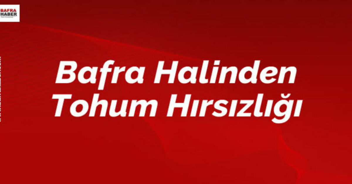 Karnabahar Ve Kırmızılahana Tohumu Çalan Zanlı Tutuklandı