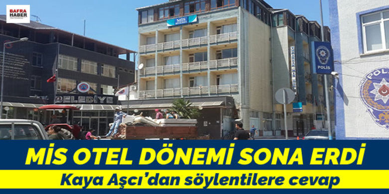 Mis Otel Dönemi Sona Erdi - Samsun`un Bafra ilçesinde mülkiyeti Bafra Belediyesine ait olan ve yıllardır şahıslar tarafından işletilen Mis Otel kapatıldı.