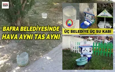 Bafra Belediyesi Aynı Hava Aynı Tas