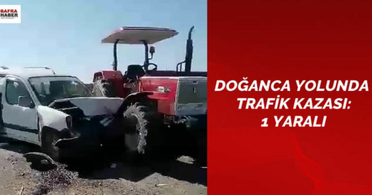 Doğanca Yolunda Trafik Kazası: 1 Yaralı