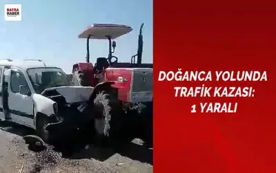 Doğanca Yolunda Trafik Kazası: 1 Yaralı