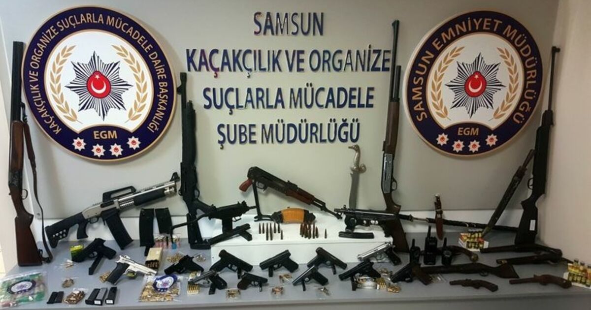Samsun'da Suç Örgütü Cephanelik İle Yakalandı: 28 Gözaltı Gözaltına Alınan Silahlı Suç Örgütü Liderinin, Organize Suç Örgütü Lideri Sedat Şahin'in Adamı Olduğu İddia Edildi