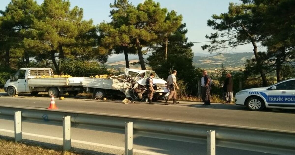 Bafra'da Trafik Kazası: 1 Yaralı